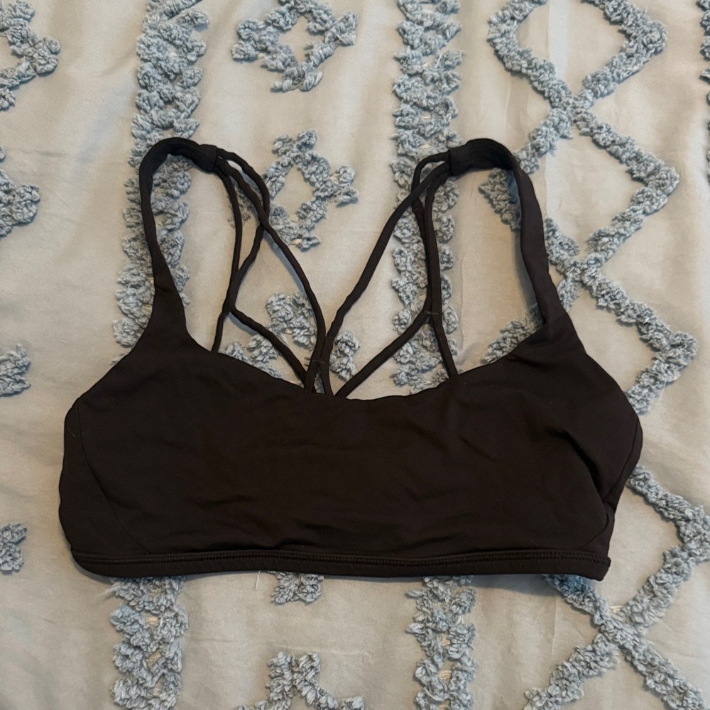 lululemon athletica Black Strappy Bra